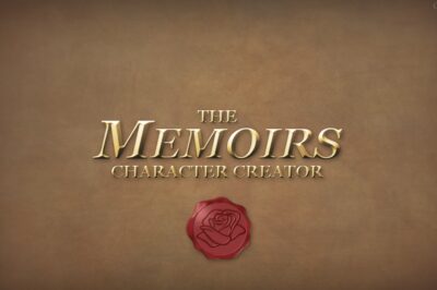 “Memoirs Character Creator”: Looking for Beta Testers