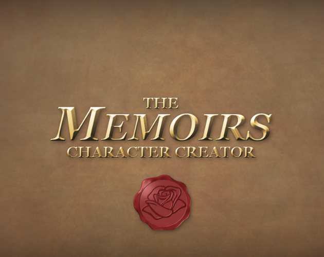 The Memoirs Character Creator