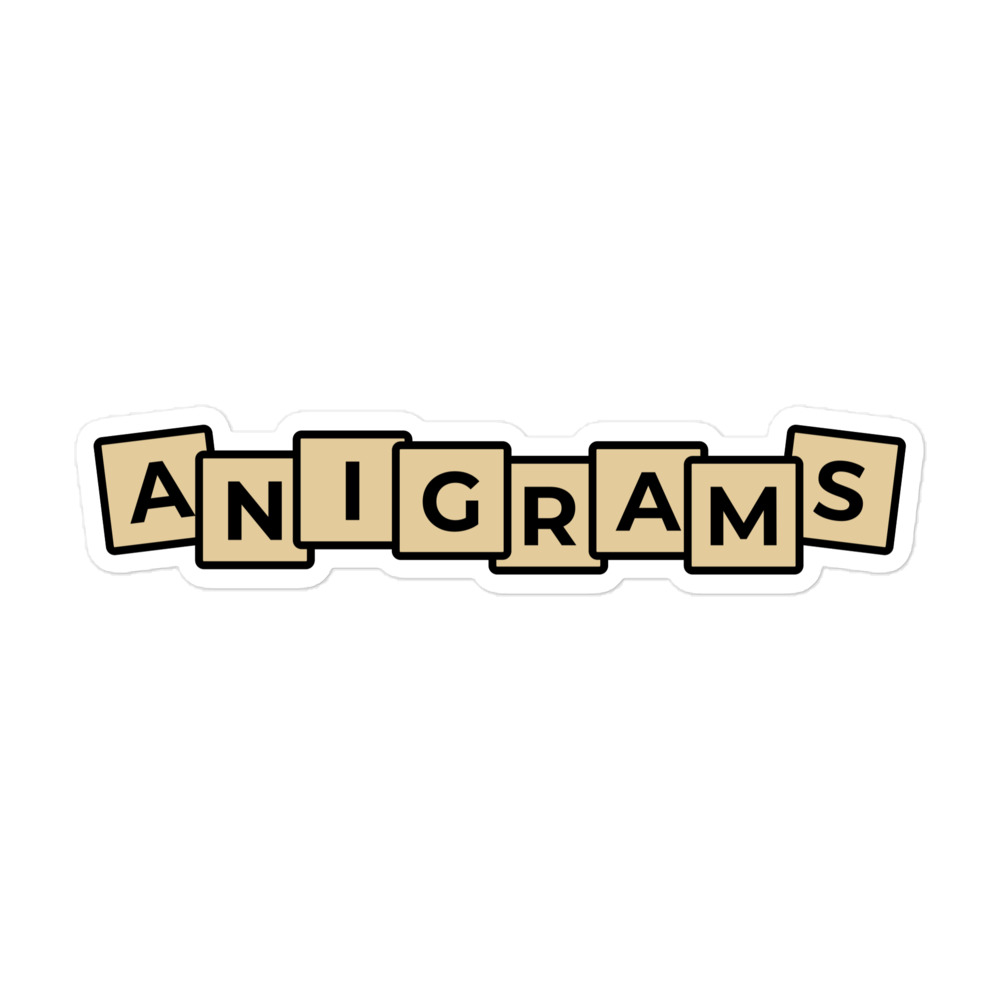 Anigrams Logo High-Quality Vinyl Sticker