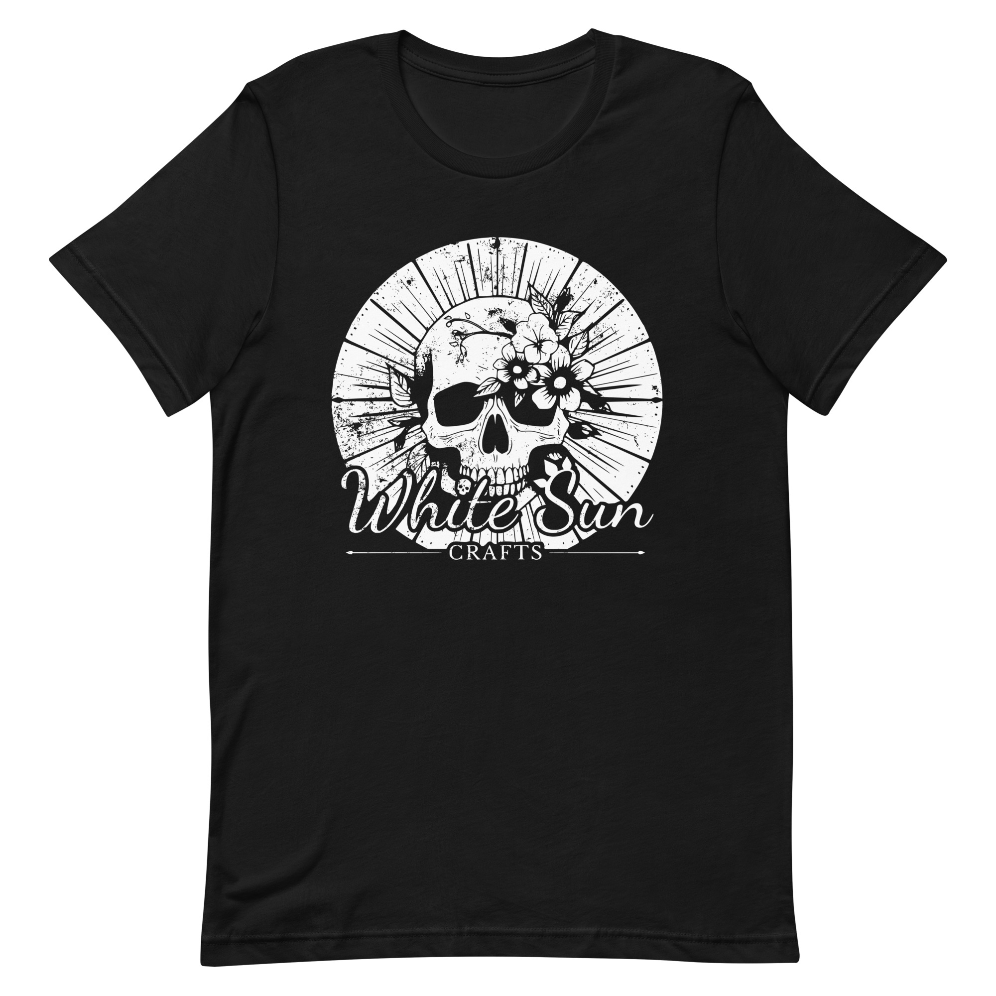 White Sun Crafts Logo Black/White Unisex T-shirt