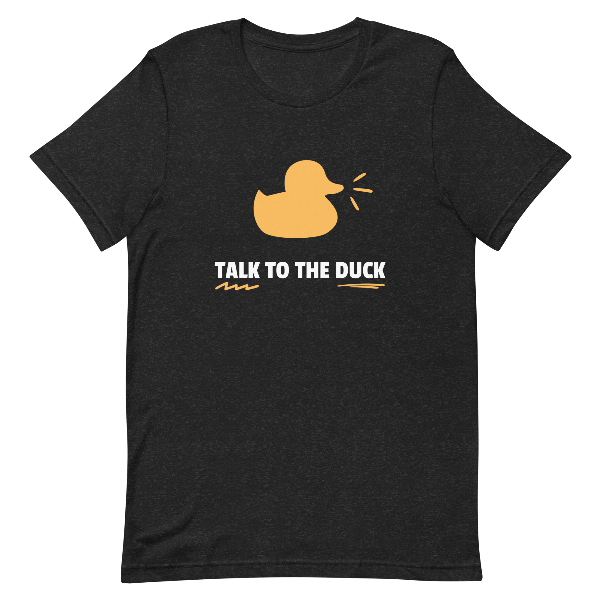 Talk to the Duck Shirt, Funny Programmer Shirt, Developer, Software Engineer, Plus Sizes, Unisex T-Shirt